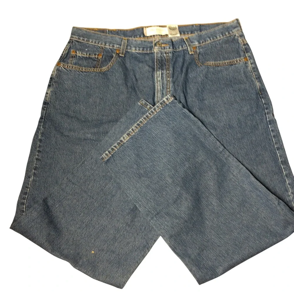 Levis 569 Loose Straight Fit Jeans Mens 40x32 Blue Denim 00569-4650 Medium Wash
